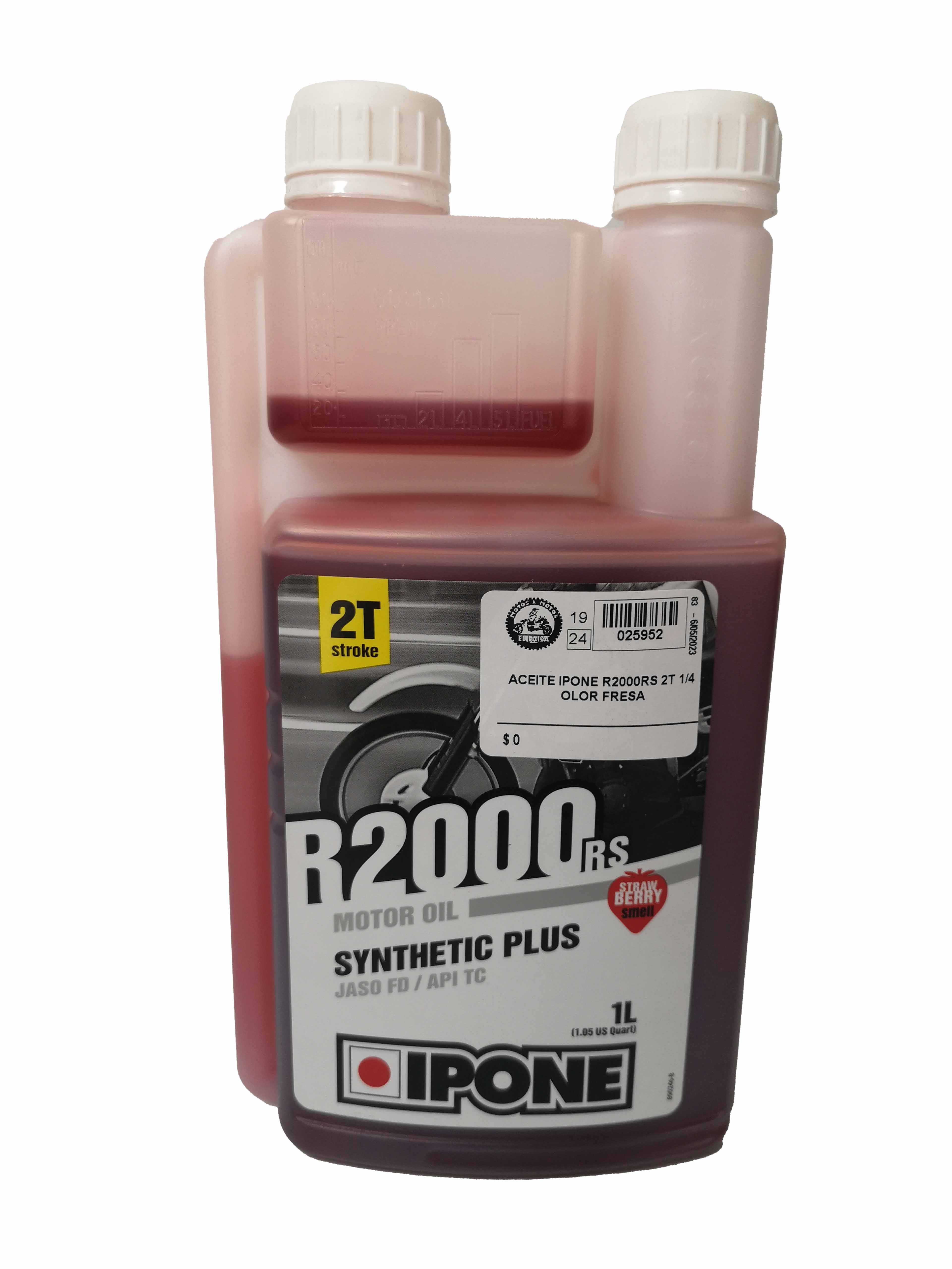 ACEITE IPONE R2000RS 2T 1/4 OLOR FRESA